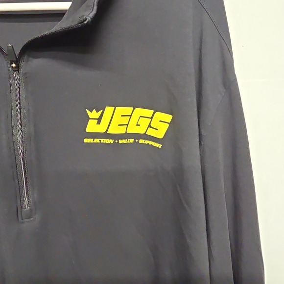 Mens OGIO JEGS Quarter Zip Long Sleeve Shirt 3XL Black Racing Cancer Research - Picture 2 of 5